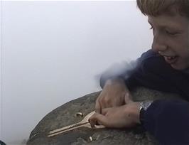 Ryan at the summit of Snowdon